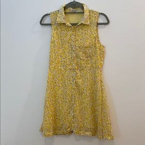 Yellow Floral Dress